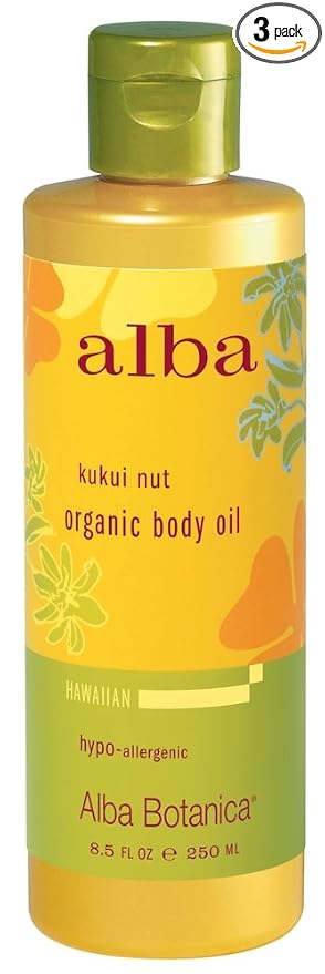 Alba Botanica Massage Oil Kukui Nut