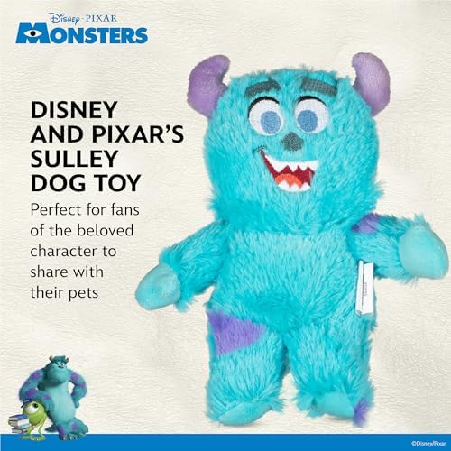 Disney for Pets Pixar Monsters Inc Sulley Plush Dog Toy, 6 Inch
