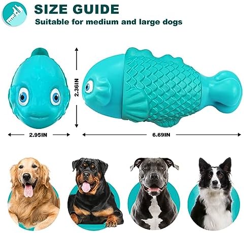 BoYoYo Dog Products Chew Toys, Squeaky Indestructible Dog Toys for Aggressive Chewers, Pet Supplies, Super Chewer, Heavy Duty
