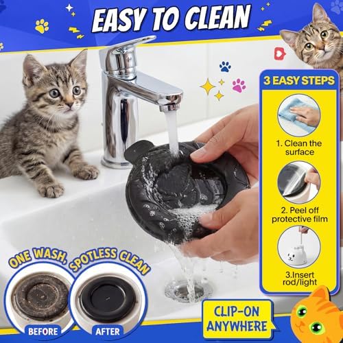 CATPICK Automatic Interactive Cat Toy, Flying Bird Wand for Indoor Cats