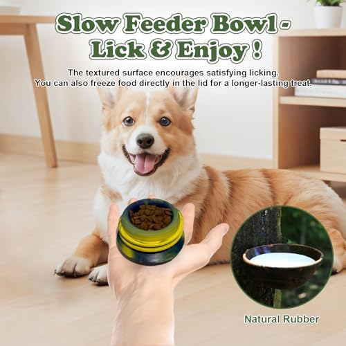 Frozen Dog Enrichment Toy, Small Freezable Fillable Natural Rubber Chew Toy