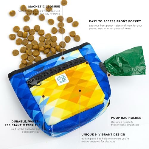Embark Dog Treat Pouch - Waterproof Training Bag & Portable Water Bowl
