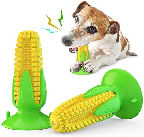 Carllg Puppy Teething Chew Toys, Dog Chew Toys - Corn Stick Tough Toys