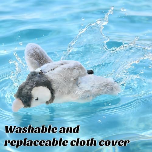 Interactive Flying Bird Cat Toy with Flapping Wings & Chirping Sounds - Rechargeable Cat Toys Interactive for Bored Indoor Adult Cats, Electric Simulation Pet Toy for Cats & Dogs (Brown)