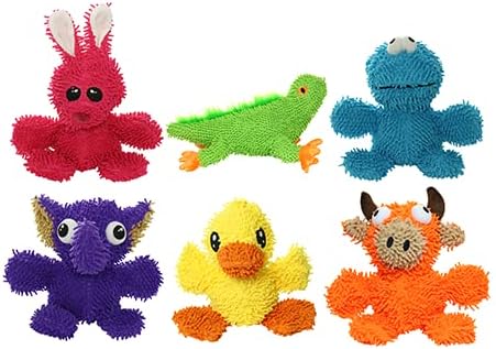 MIGHTY® 6 Pack Medium Microfiber Balls Ultra Durable Plush Dog Toys