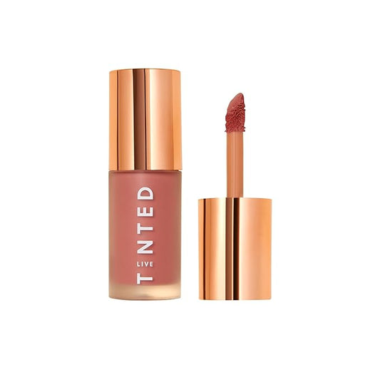 Live Tinted Blush Crush Liquid Blush - Creamy for All Skin Tones, Skincare-Powered With Peony Extract, Aai Fruit Oil, and Vitamin C Infused Liquid Makeup, 1 oz - Rose Mauve