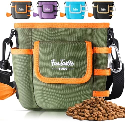 Dog Treat Pouch with Magnetic Closure for Pet Training