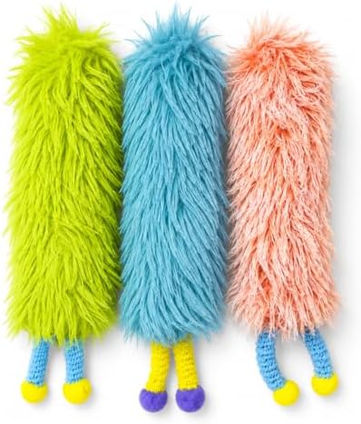 Cat Toys Pillows,Soft Cat Pillow Kicker Toys with Crinkle Sound, Interactive Cat Plush Toys for Indoor Cats and Kittens