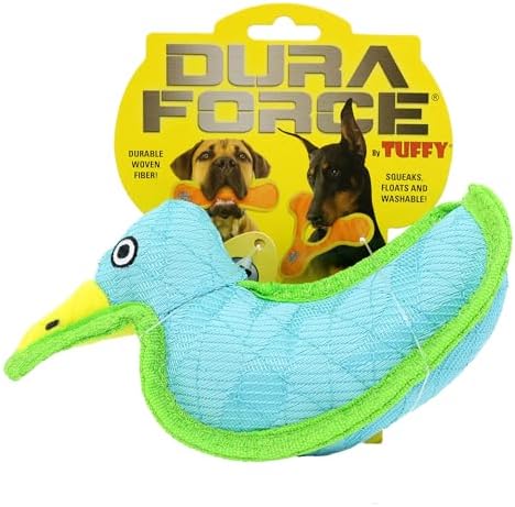 Tuffy® - DuraForce® : 2 Pack Duck Dog Toy: Ultra Durable Plush Toy with Multiple Layers & Reinforced Seams, Washable and Floats, DuraForce® Construction