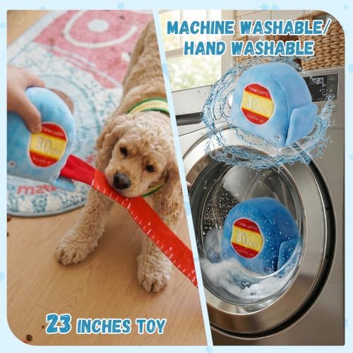 MewaJump Puzzle Enrichment Dog Toys, Squeaky Plush Toy for Boredom,4-in-1 Interactive Dog Toy to Keep Them Busy