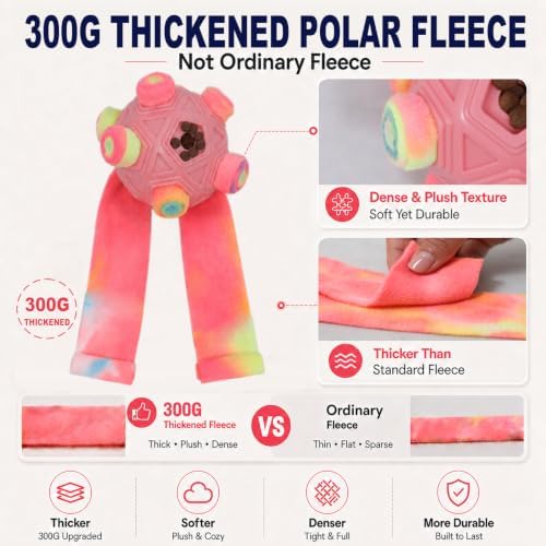 Dog Snuffle Ball, Upgraded Interactive Enrichment Slow Feeder Puzzle Toy
