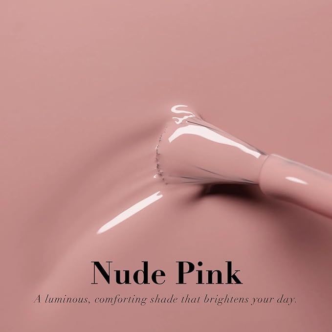 AZUREBEAUTY Nude Pink Nail Polish – Quick Dry, Long-Lasting, Natural Glossy Finish for DIY Manicure & Nail Art, Salon Quality, 10ml for Women