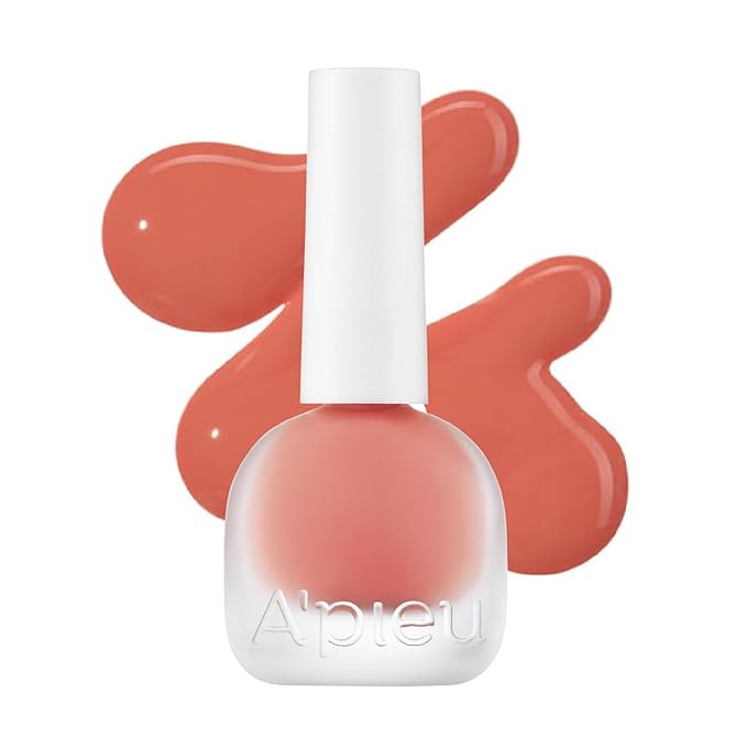 A'PIEU Juicy-Pang Water Blusher [CR01] – Fruity Liquid Blush for Cheeks, Buildable & Blendable Color, Hydrating Dewy Finish with Fruit Extract Blend & Rose Flower Water, 0.31 fl oz