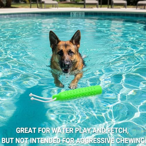 Dog Water Toys, 2 Pack Floating Bumper Fetch Toy Dummy