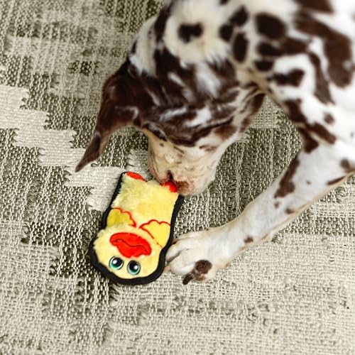 Outward Hound Durablez Minis Tough Chew Plush Squeaky Dog Toy, Duck, 6"