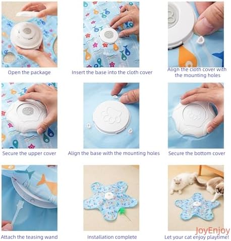 Hide and Seek Interactive Cat Toys, Puzzle Motion Activated for Indoor Cats