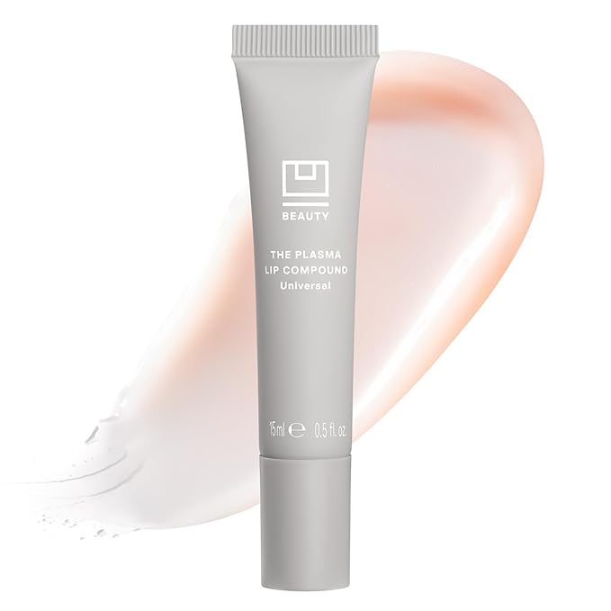 U Beauty The PLASMA Lip Compound - Anti-Wrinkle & Anti-Aging Treatment - Clear Plumping Lip Gloss with Hyaluronic Acid for Deep Hydration - Salicylic Acid, Vitamin E, & Peptides Contour Lips, 15 mL