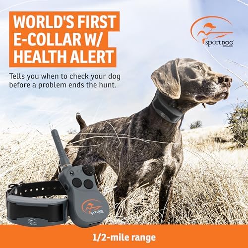 SportDOG FieldSentinel 825 Remote Trainer, Half-Mile Range, Health Alerts