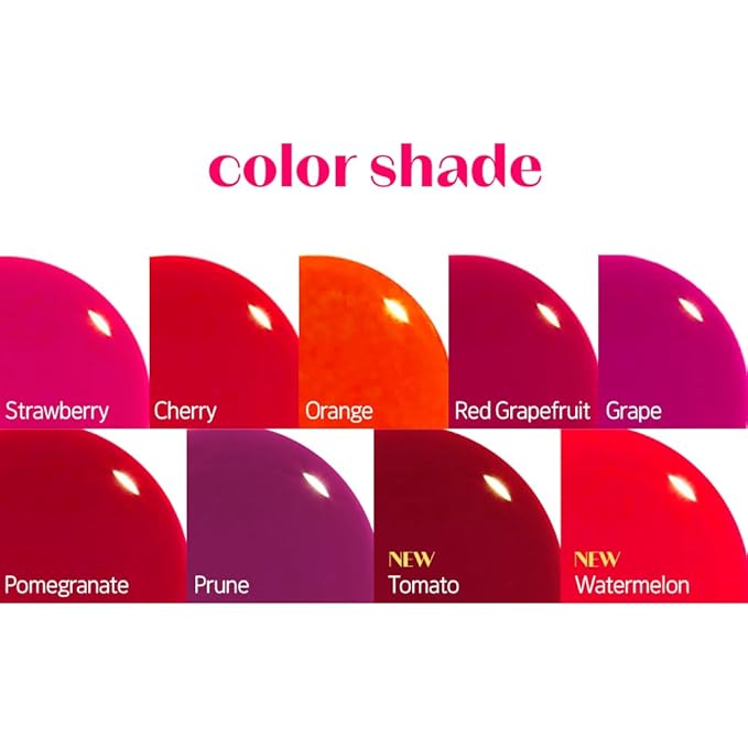 ETUDE Dear Darling Water Tint - Cherry Ade (9g) | Vivid Color Lip Stain with Moisturizing Weightless & Non-sticky Finish Lip Stain | Smudge-proof Lip Tint | Korean Makeup, Kbeauty