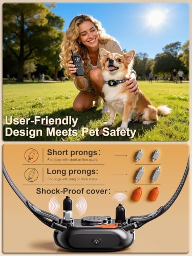 Shock Collar for Small Dogs(5-30Lbs), Dog Shock Collar with Remote