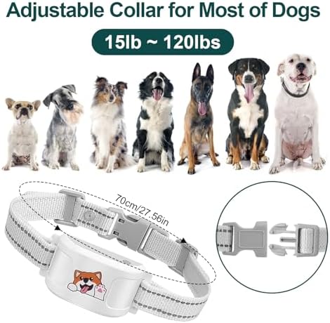 Electric Fence System with Training Collar, GPS Wireless Dog Fence with Free App, Rechargeable Fence for Outdoor Use, Adjustable Waterproof Pet Containment System