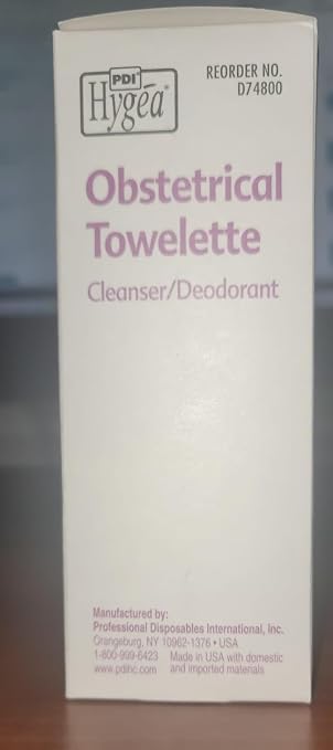 PDI Obstetrical Towelettes, Box of 100