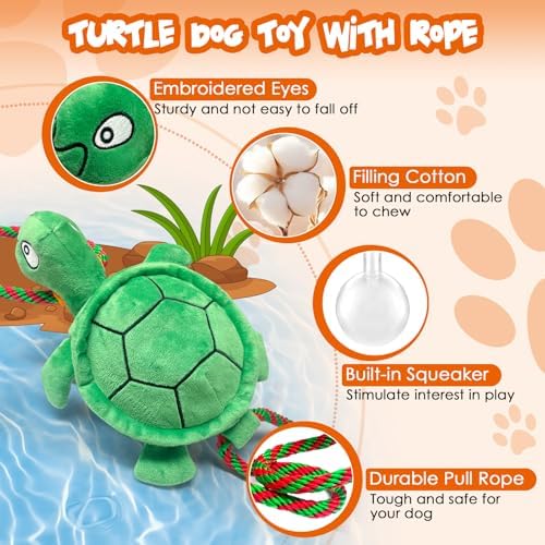 Rope Dog Toys for Aggressive Chewers, Large Dogs Tug of War Toy