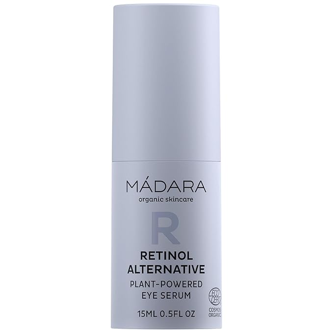 MADARA Retinol Alternative Vegetable Eye Serum, 15 ml – Anti-Ageing Care for Wrinkles, Crow’s Feet, Dark Circles & Puffiness – With Bidens Pilosa & Birch Water, Dermatologically Tested, Vegan