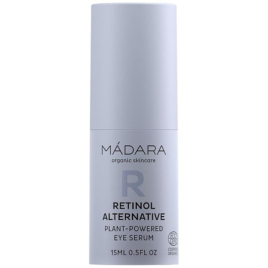MADARA Retinol Alternative Vegetable Eye Serum, 15 ml – Anti-Ageing Care for Wrinkles, Crow’s Feet, Dark Circles & Puffiness – With Bidens Pilosa & Birch Water, Dermatologically Tested, Vegan
