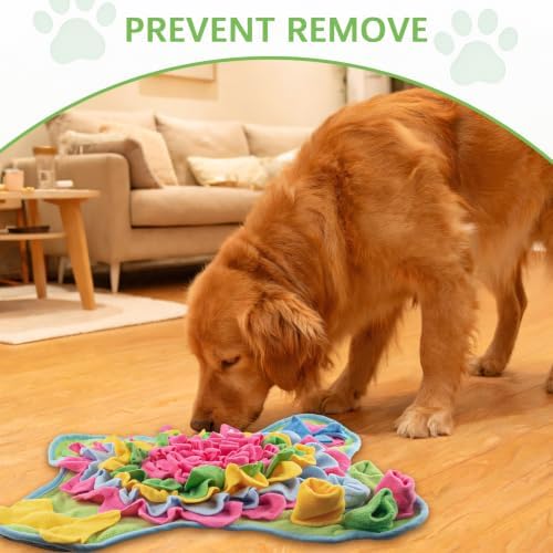 Pet Snuffle Mat for Dogs, 2 Pack, Interactive Feeding Mat, Portable Puzzle Toy for Small and Medium Breed Dogs, Puppy Foraging Feed Game