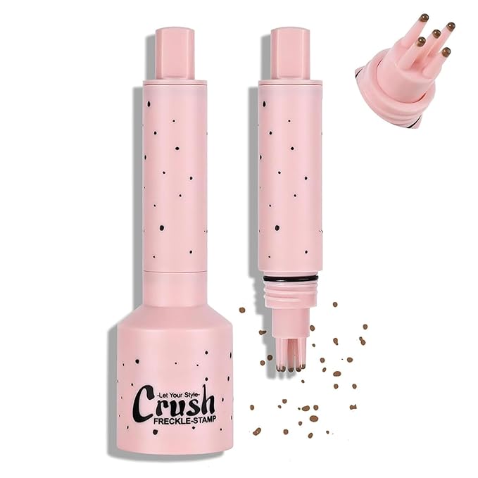 Faux Freckle Stamp for Girls and Women,Long Lasting Quick-drying Waterproof 5 Points Freckle Pen,Get Natural Lifelike Sunkissed Face Freckle Makeup Gift on Birthdays 01 Light