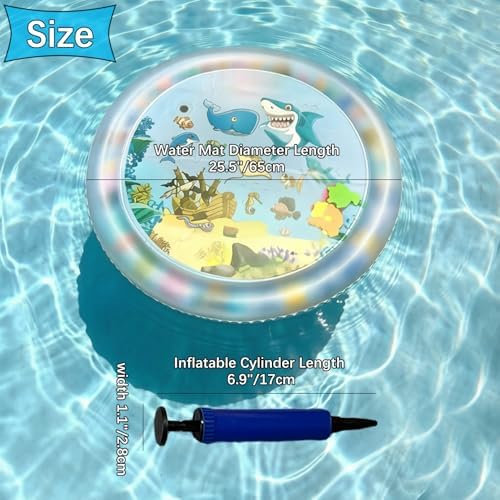 2Pcs Extra Thick Pet Sensory Play Mat and Air Pump, Interactive Cats Toy,S