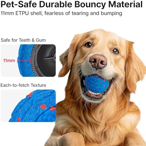 Potaroma Dog Ball Toy, Motion Activated Interactive Bouncing Ball