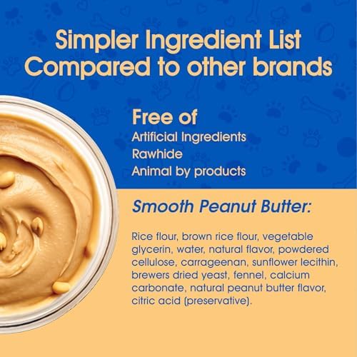 N-Bone Paw-ssemble, Interactive Dog Dental Chewing Treat, Peanut Butter Flavor, 7oz (Pack of 1) (Peanut Butter)