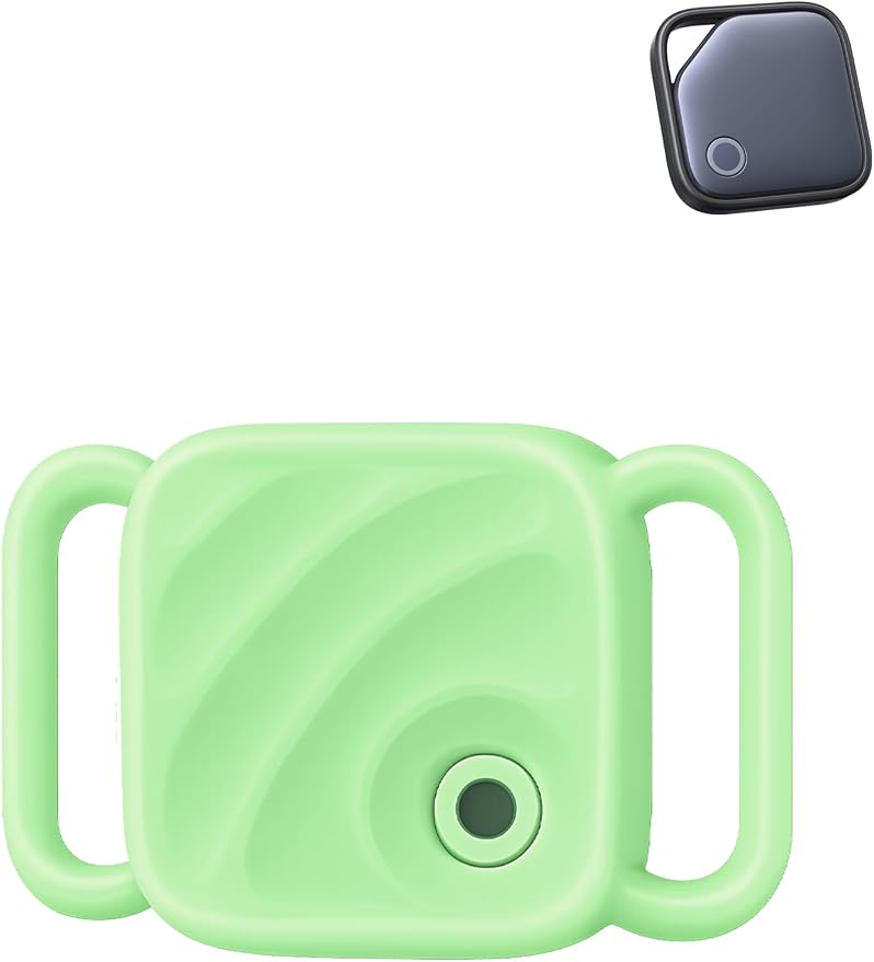 Silicone Case for UGREEN Tracker Tags, Pet Collar Cover, Luminous. | 1 Pack Soft silicone cover protects tracker tags from scratches and drops while providing a secure fit for pet collars.