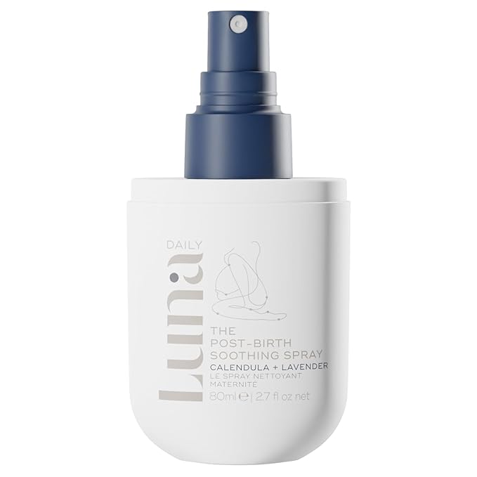 Luna Daily Birth Prep Massage Oil for Pregnancy | Prenatal Skin Prep with Jojoba, Vitamin E & Rosehip | Hydrating, Firming & Moisturizing | Gentle Massage for Birth Recovery & Stretch Support, 80ml