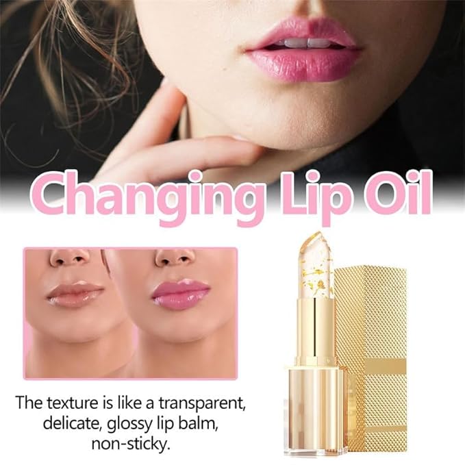 Transfer Proof Color Changing Lipstick 2pcs Ph Lipstick Color Changing Clear For Women, Long Lasting Moisturizing Lip Glow,Hydrating Non-Sticky For Women,Vivid Color