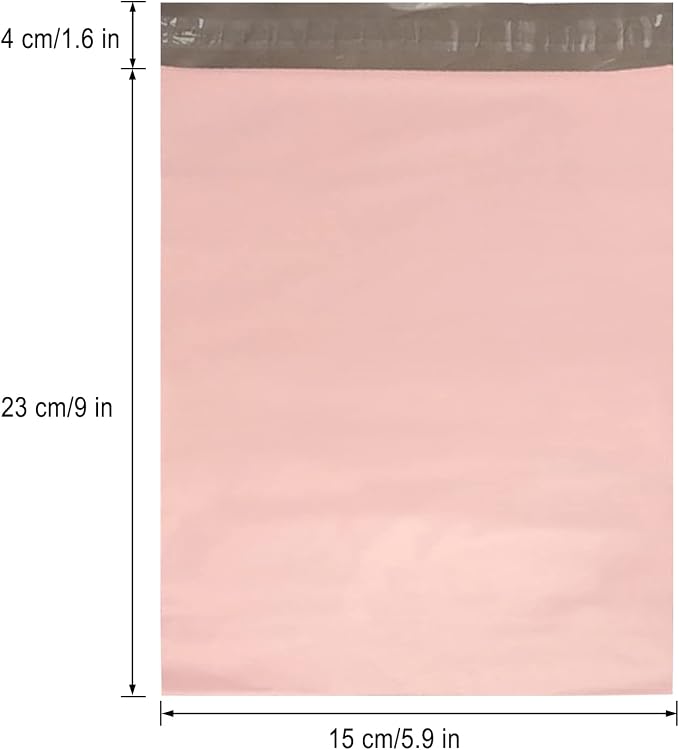 Sanitary Napkin Disposal Bags, Pink Feminine Hygiene Bags - Self-sealing, Privacy Protection - Set of 100