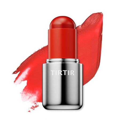 TIRTIR Mood Glider Lip & Blush Stick | Multi Use for Lip and Cheek with Creamy Buildable Texture and Natural Glow Color #03 Tangerine Glow, 0.13Oz