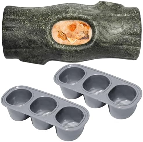 MENGJINGO Dog Treat Toy and Silicone Treat Tray for Dogs 25-75 lbs