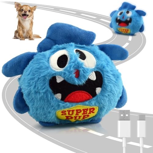 Petbobi Interactive Dog Toys for Small Medium Breeds Moving Barking Ball