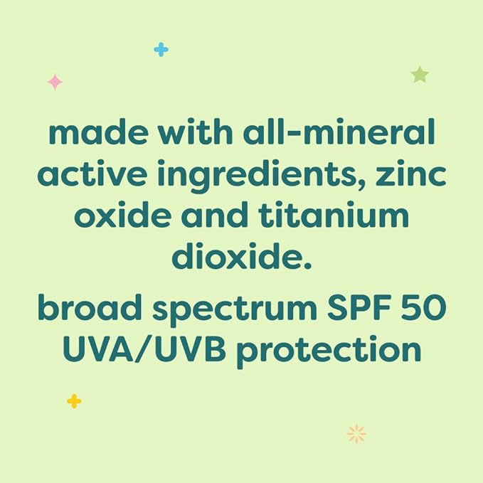 Babyganics SPF 50 Kids Mineral Sunscreen Roller Ball, Totally Tropical | UVA UVB Protection | Octinoxate & Oxybenzone Free | Water Resistant | 2 Pack (3 ounce)