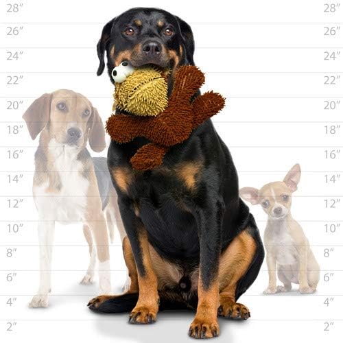 MIGHTY Tuffy Microfiber Medium Ball Monkey Dog Toy