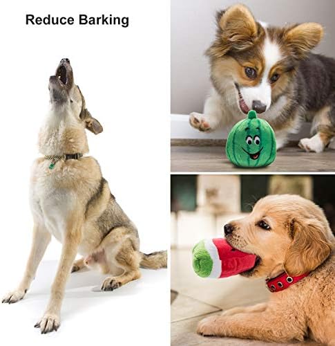 Nocciola Dog Squeaky Toys, Plush Small Dog Toys for Dogs, Stuffed with Squeakers,12 pcs Puppy Toys with a Carrying Bag for Small Medium Size