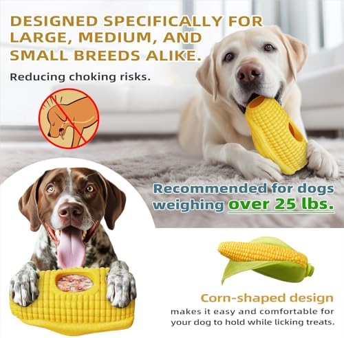 Dog Frozen Treat Toy to Keep Them Busy - Dog Chew Toy for Medium/Large Dogs