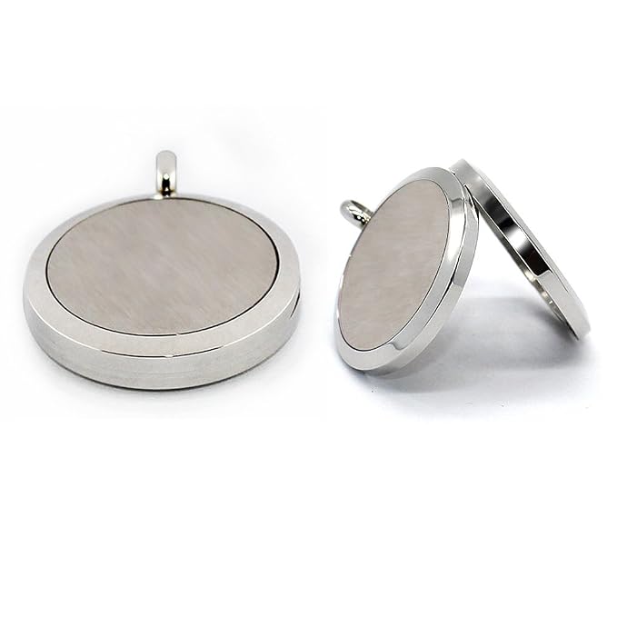 Aromatherapy Essential Oil Diffuser Necklace Stainless Steel lnspirational Locket Pendant（Love Cat）