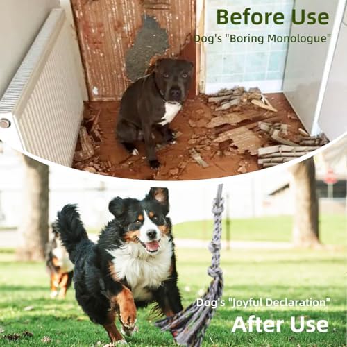 Flirt Pole for Dogs Interactive Dog Toys Durable Heavy Duty Dog Flirt Pole Suitable for Small and Medium Dogs Great Exercise and Training Tool Multifunction Dog Enrichment Toys