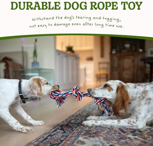 Dog Rope Toy for Large Dogs Heavy Duty Dog Chew Toys for Aggressive Chewers
