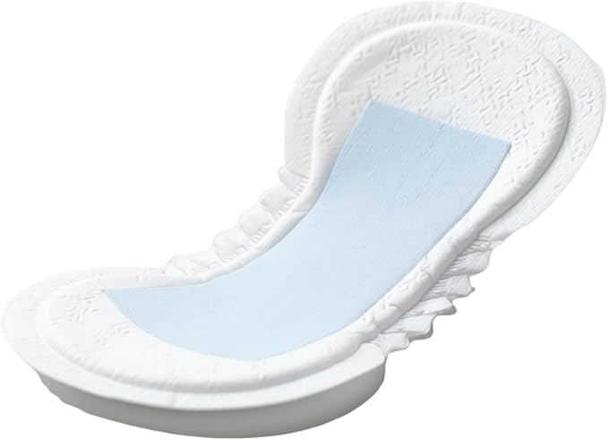 ContourPlus Bladder Control Incontinence Pads, 5.5" x 10.5", 336 Count | Discreet Contoured Pads With Super Absorbent Core Odor Control Breathable Cloth Like Cover And Leak Guard Leg Gathers