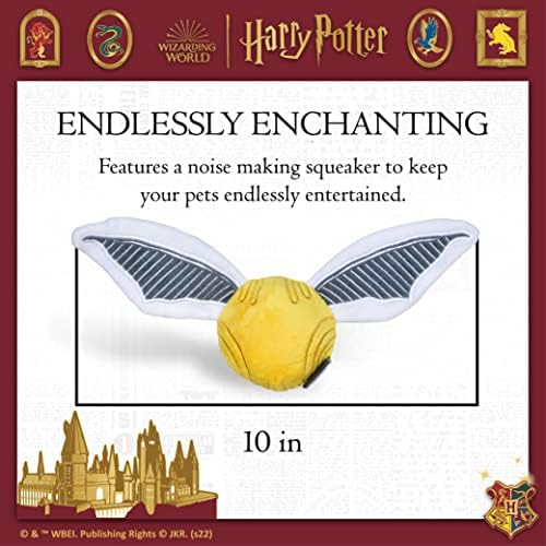 Harry Potter Golden Snitch Dog Squeaker Toy